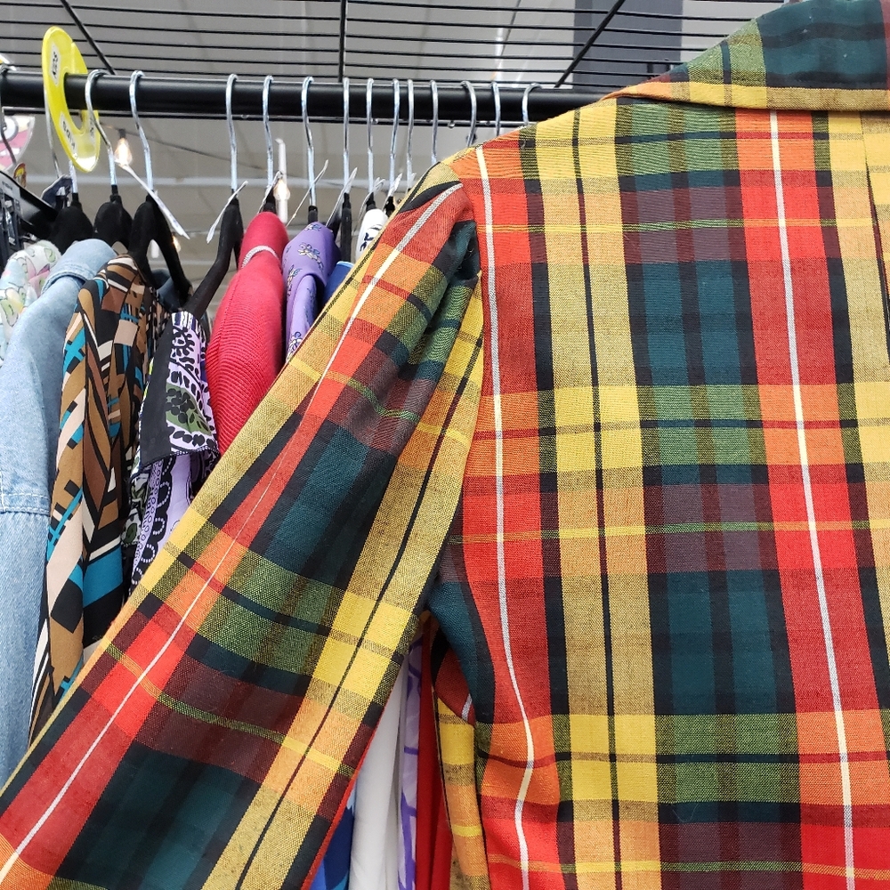 Vintage 1960s Plaid Blazer - Picture 9 of 9